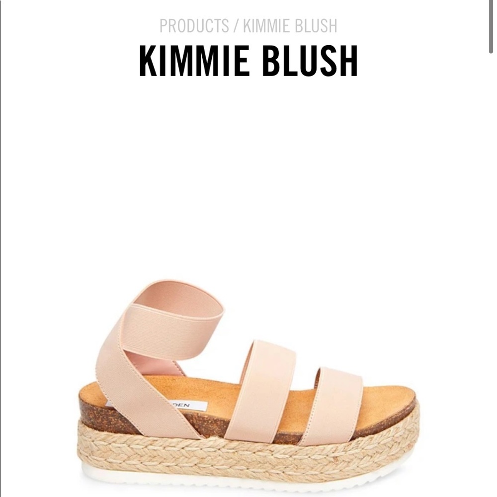Steve Madden kimme blush sandals (light pink)